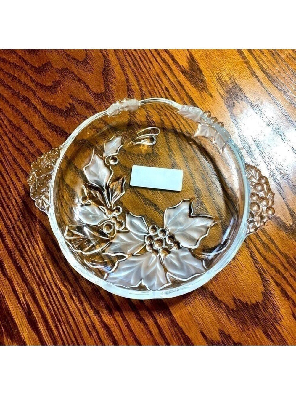 Mikasa Christmas Bloom Sweet Dish - Vintage - NIB - Picture 3 of 7